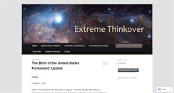 Desktop Screenshot of extremethinkover.com