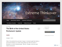 Tablet Screenshot of extremethinkover.com